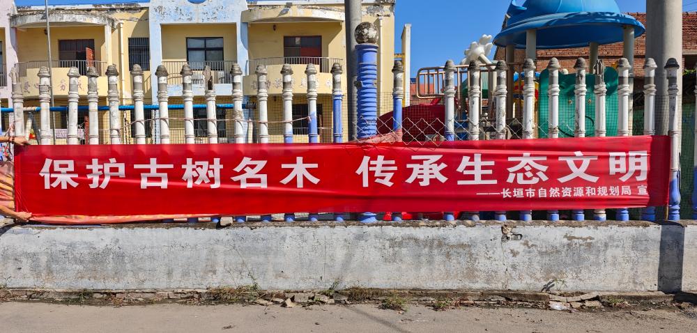新乡市多地开展古树名木保护宣传活动